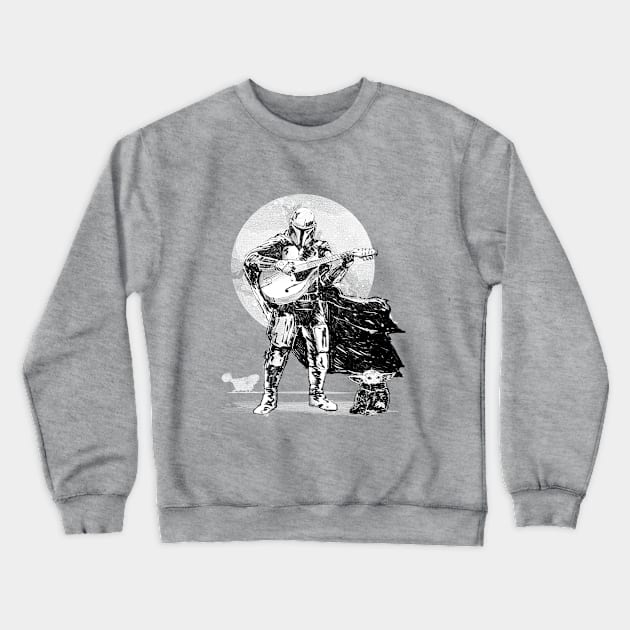 The mandolinian Crewneck Sweatshirt by kharmazero